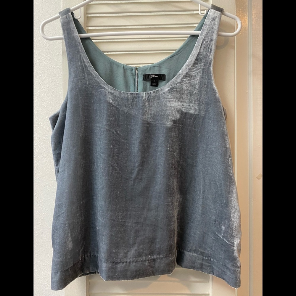 🩶J. Crew • gray tank top • 2 • EUC